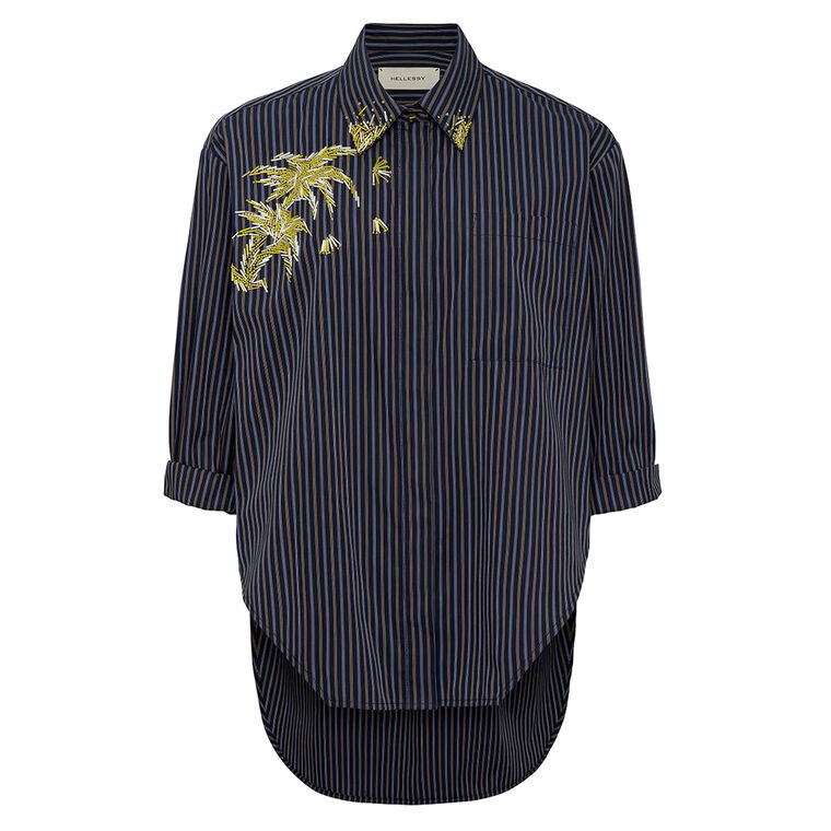 Kyle Shirt With Palm Embroidery image number null