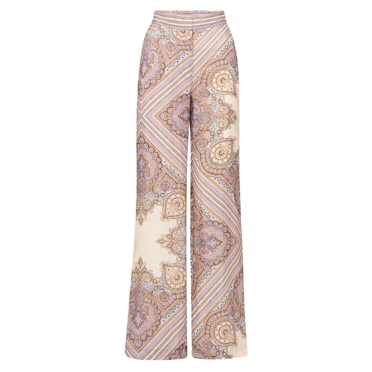 Grigore Wide-Leg Silk Pant image number null