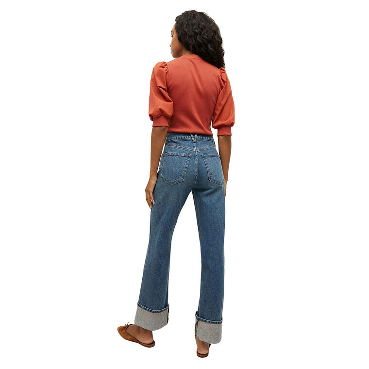 Coralee Puff-Sleeve Top image number null