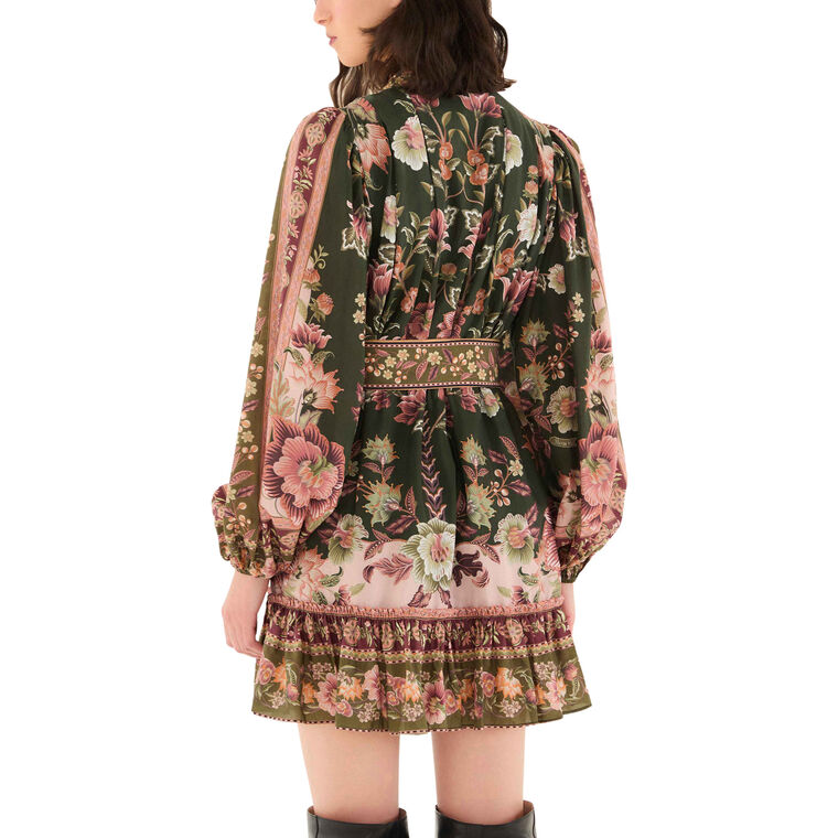 Flowering Garden Tree Mini Dress image number null