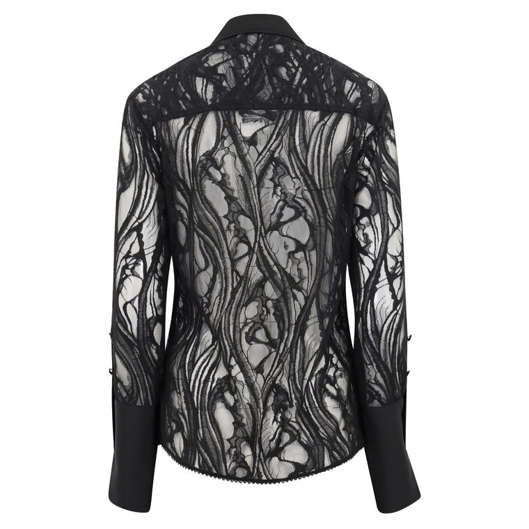 Candela Long Sleeve Lace Shirt image number null