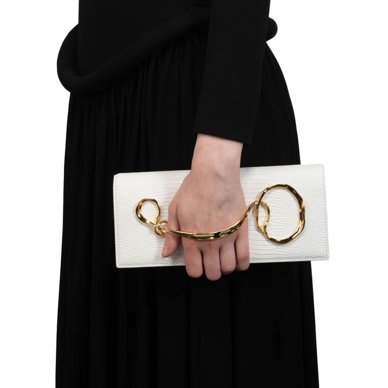 Twisted Slide Handle Clutch image number null