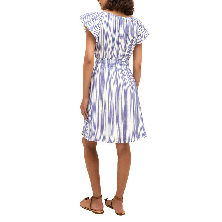 Emilia Flutter Sleeve Mini Dress image number null