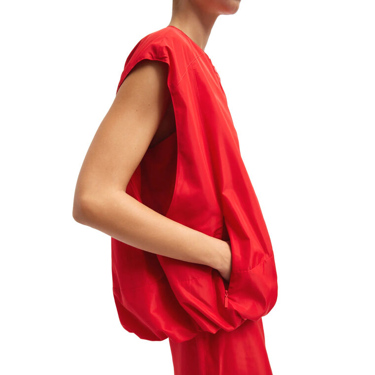 Italian Sporty Nylon Sleeveless Blousant Vest image number null