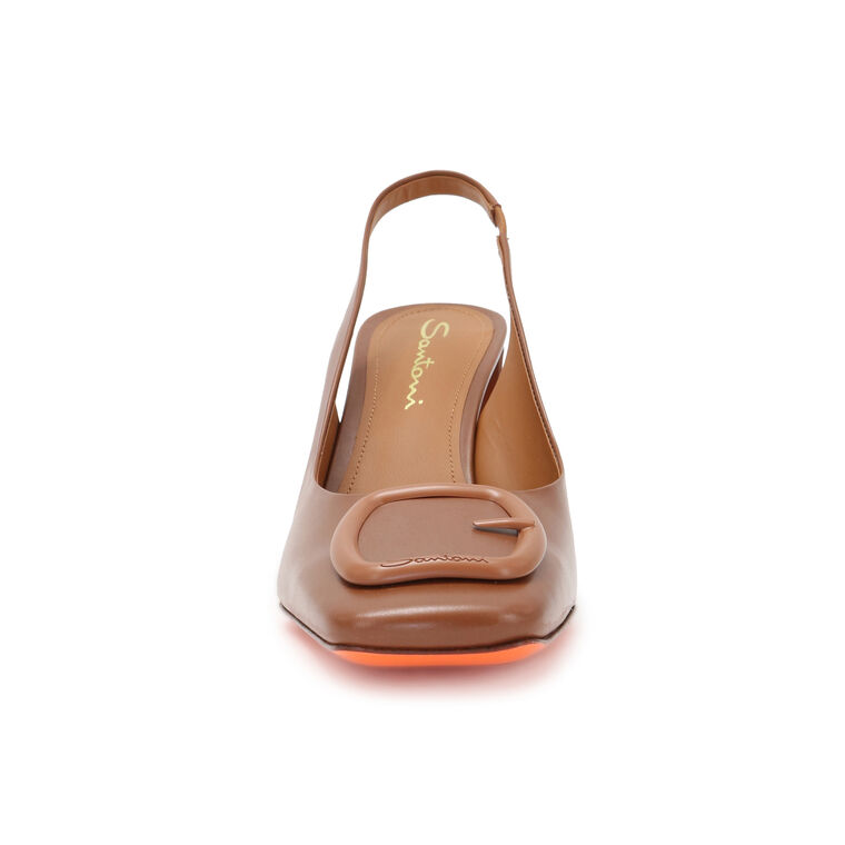 Peaches 90mm Covered Slingback Heel image number null