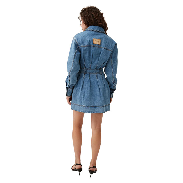 Aradia Denim Mini Dress image number null