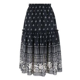 Barbara Wildflower Maxi Skirt