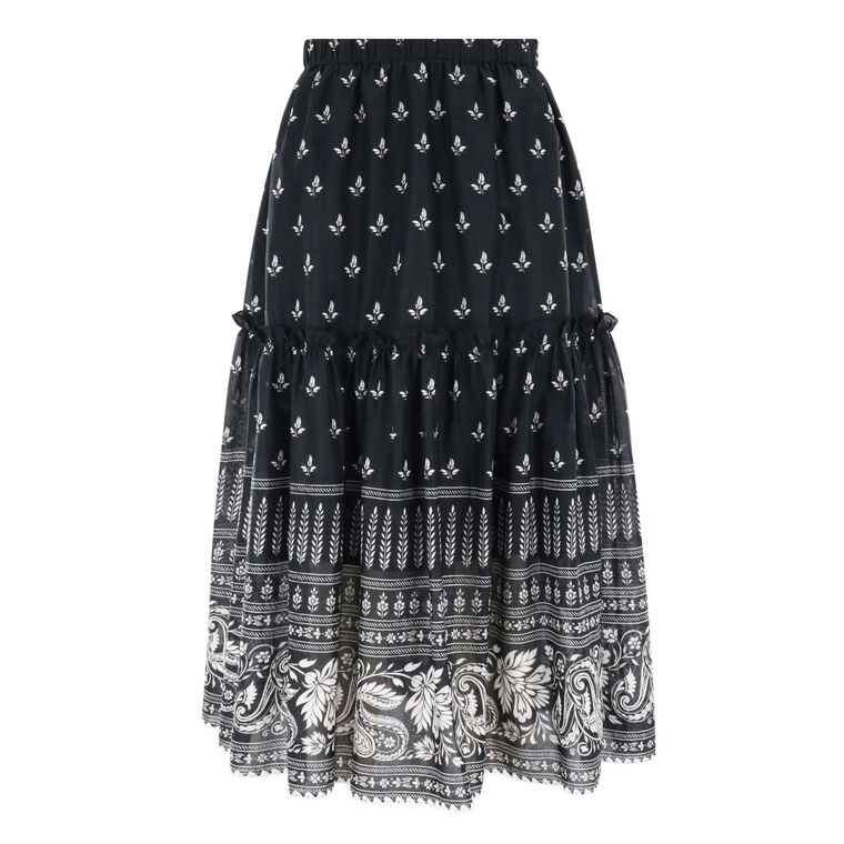 Barbara Wildflower Maxi Skirt image number null
