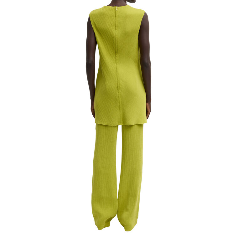 Viscose Plisse Corbit Bootcut Pant image number null