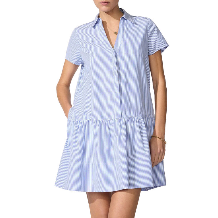 The Antibes Cap Sleeve Mini Dress image number null