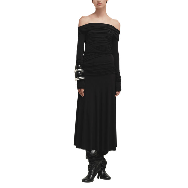 Vinca Long Sleeve Midi Dress image number null
