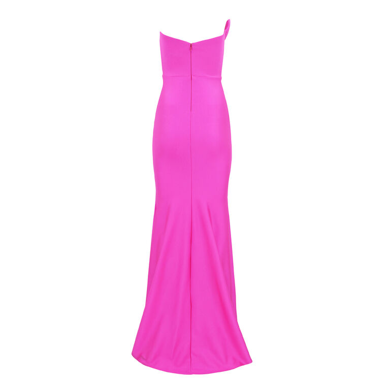Strapless Stretch Jersey Gown image number null