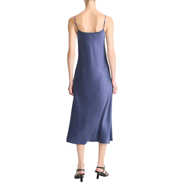 Satin Slip Midi Dress image number null