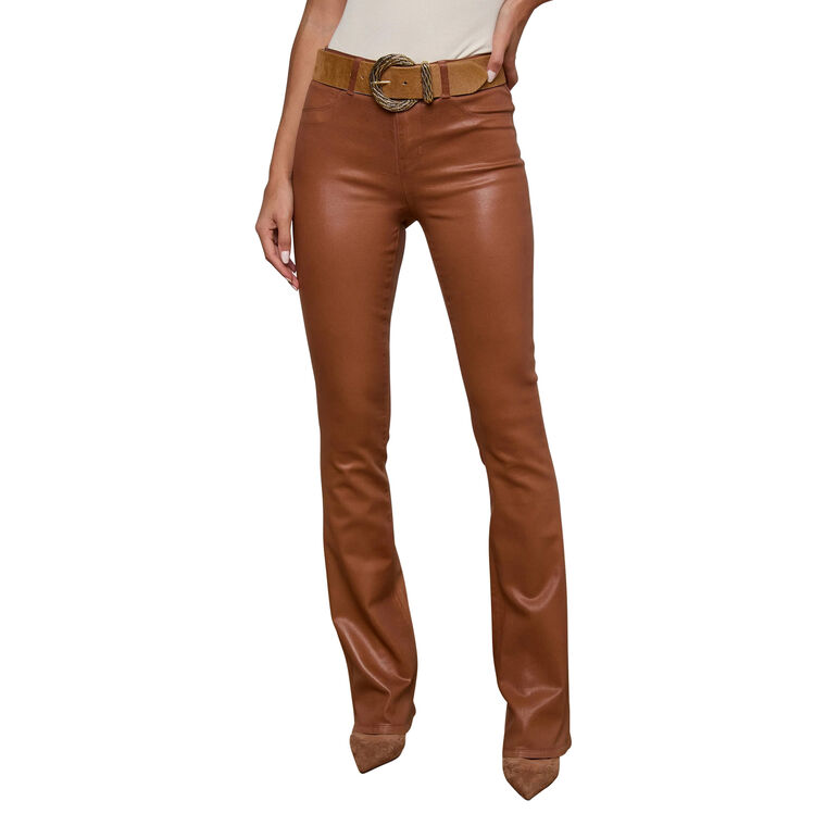 Selma Coated Bootcut Jean image number null
