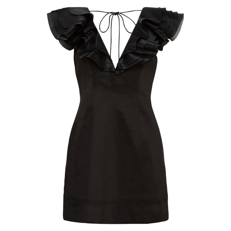 Charmed Plunge Mini Dress image number null