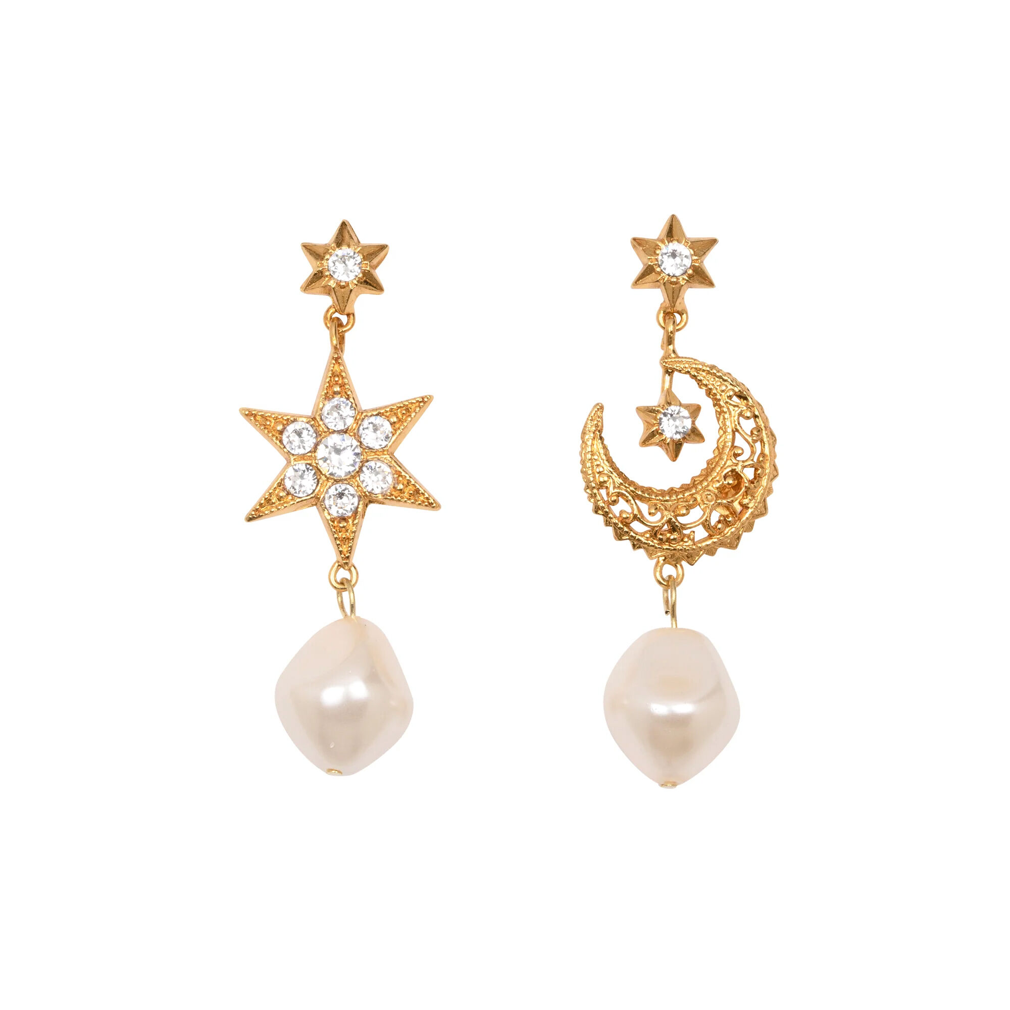 ピアス Monday Edition _ Heartful Moonlight Earrings Moonlight Earrings – Noonday
