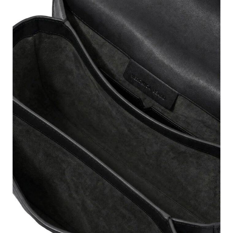 Suede Dash Saddle Bag image number null