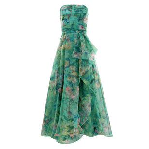 Connie Strapless Draped Gown