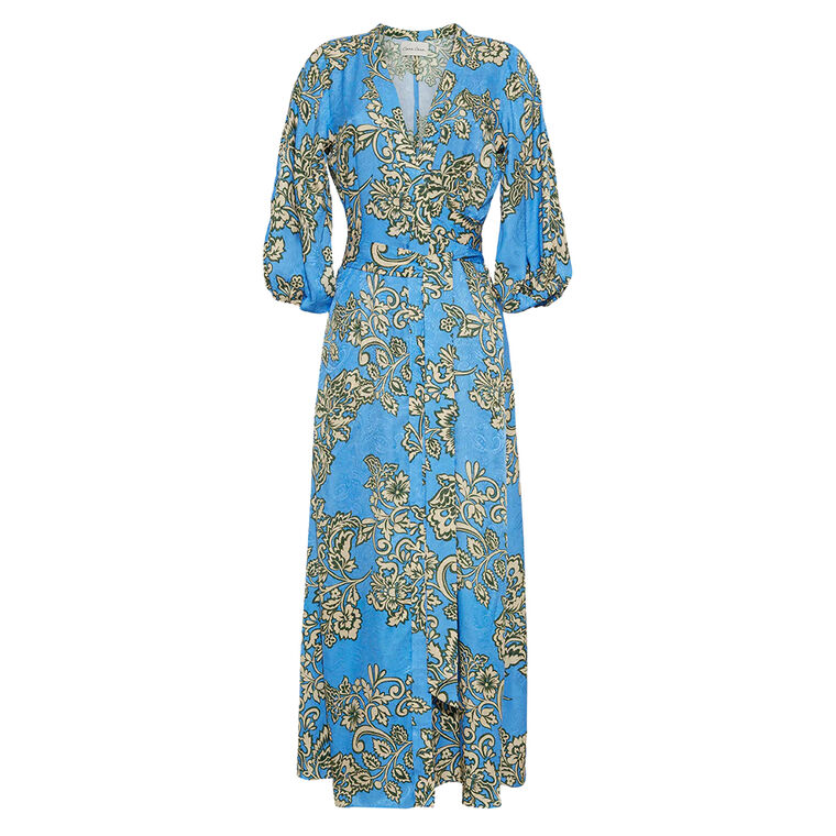 Rosewood Midi Wrap Dress image number null