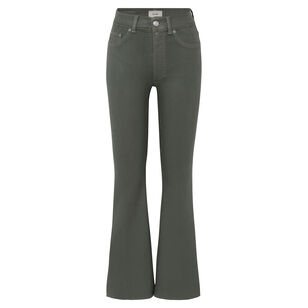 Bridget Boot High Rise Coated Crop Jeans