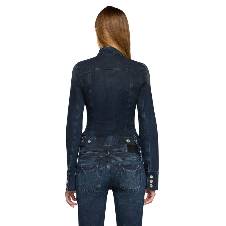 Arabella Fitted Denim Jacket image number null