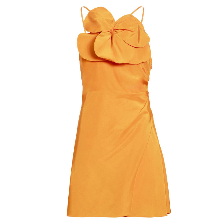 Marlowe Sleeveless Flower Detail Mini Dress image number null