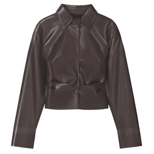 Hildie Alternative Leather Shirt