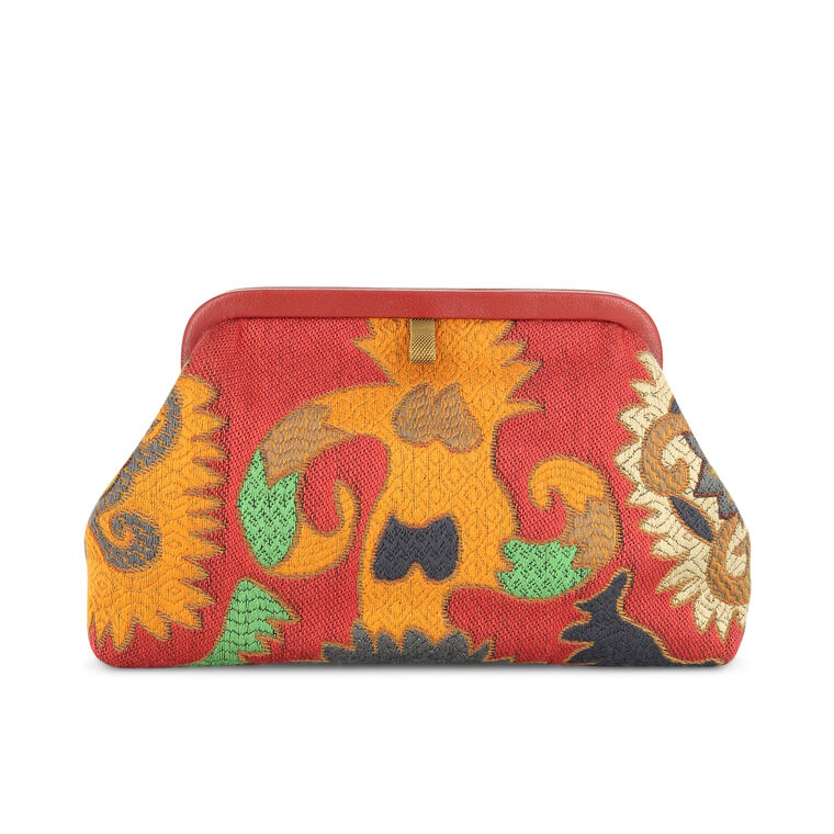 Liette Woven Clutch image number null