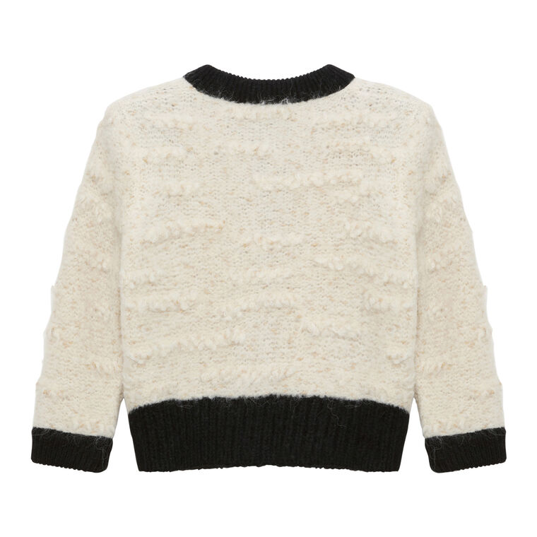 Delightful Two-Tone Sparkle Cardigan image number null