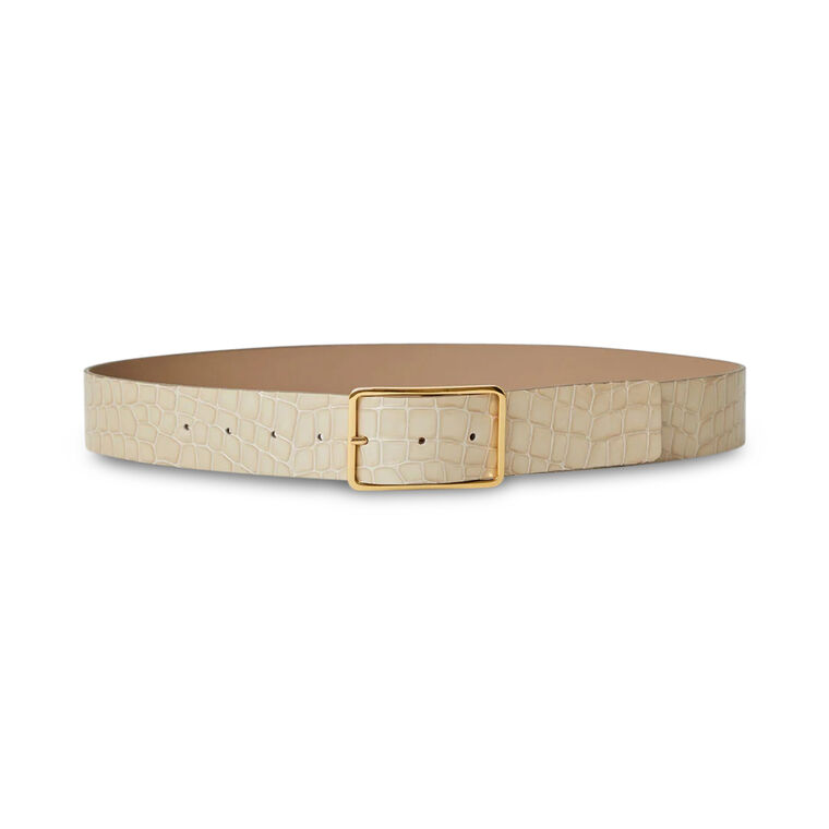 Milla Croco Luster Belt image number null