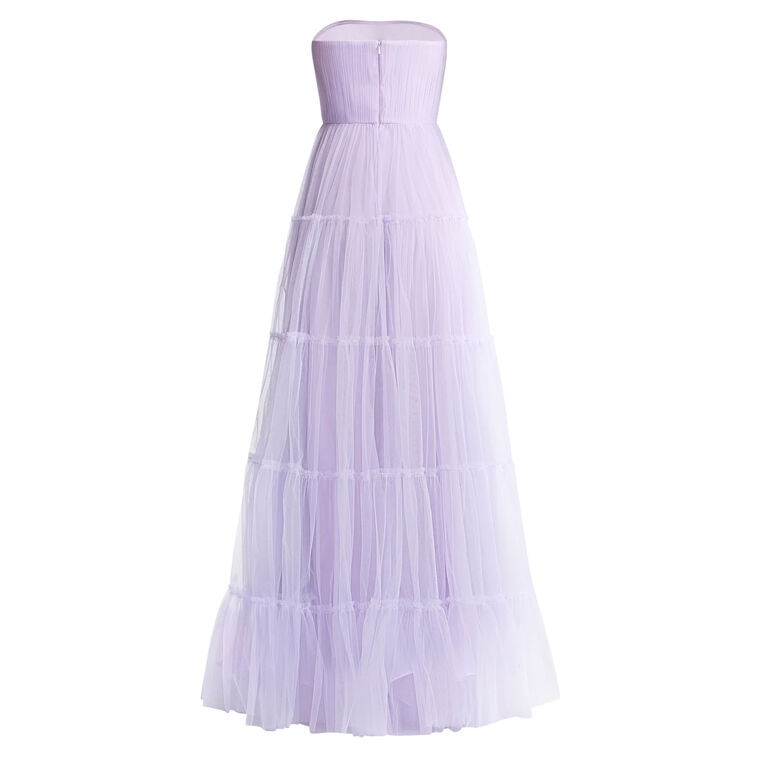 Strapless Tulle Gown image number null