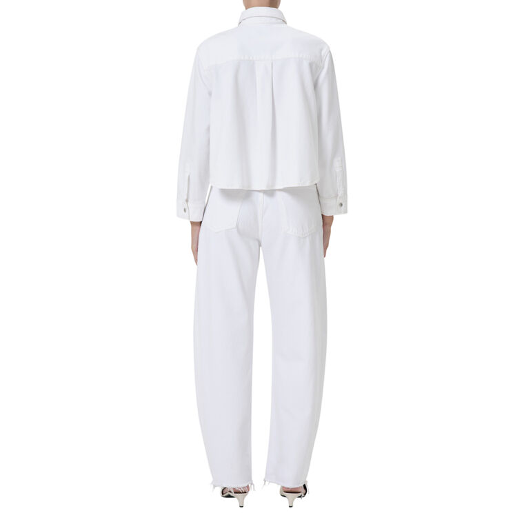 Luna High Rise Pieced Taper Jean image number null