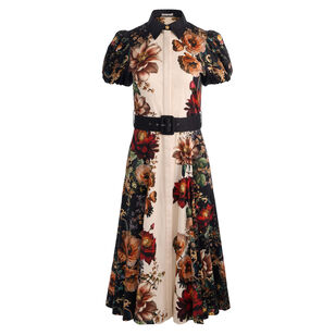 Henrietta Belted Midi Dress
