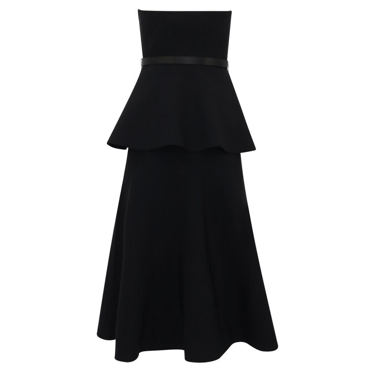 Basque Dress with Belt image number null