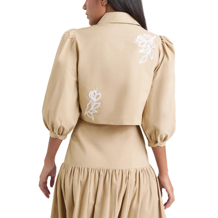 Tilda Trailing Peonies Cropped Top image number null
