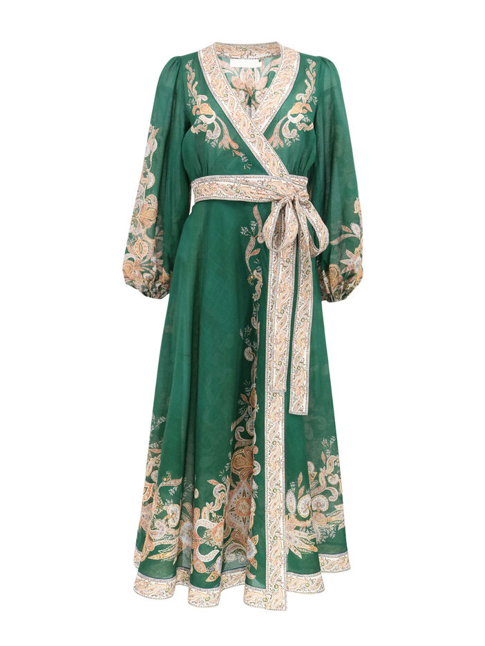 Devi Wrap Midi Dres image number null