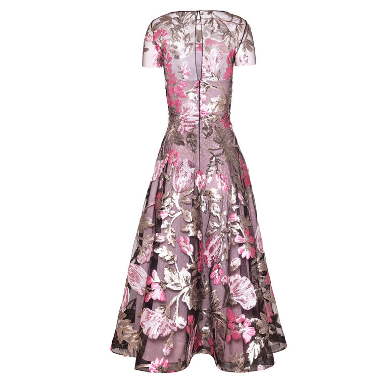 Sequin Floral Dress image number null