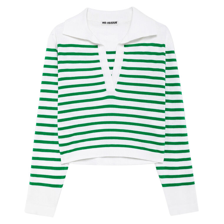 Re-Issue Stripe Polo Shirt image number null