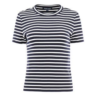 Pruitt Stripe Stretch Cotton T-Shirt