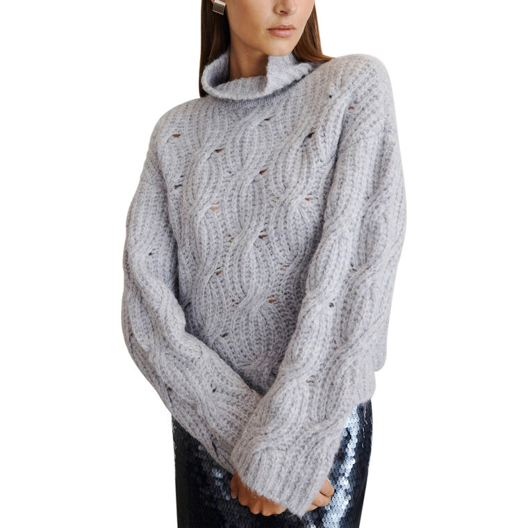 Opaline Long Sleeve Turtleneck Sweater image number null