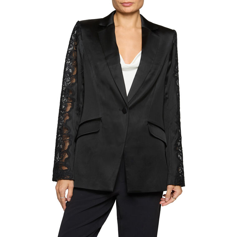 Foxi Lace Blazer image number null