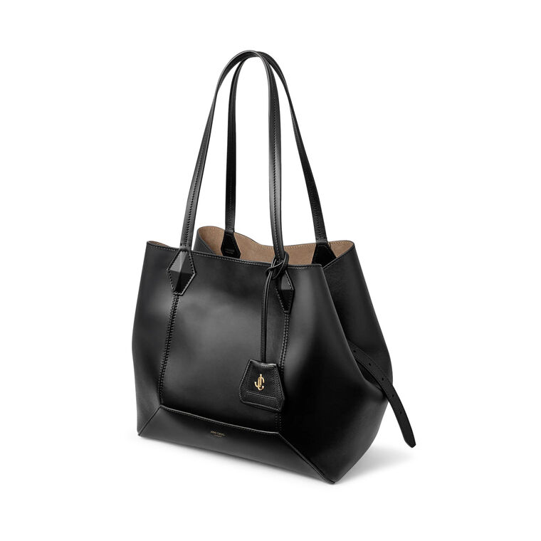 Soft Shiny Calf Leather Diamond Tote image number null