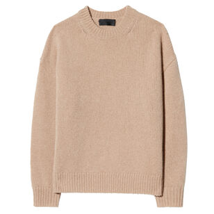 Chassy Camel Hair Crewneck Sweater