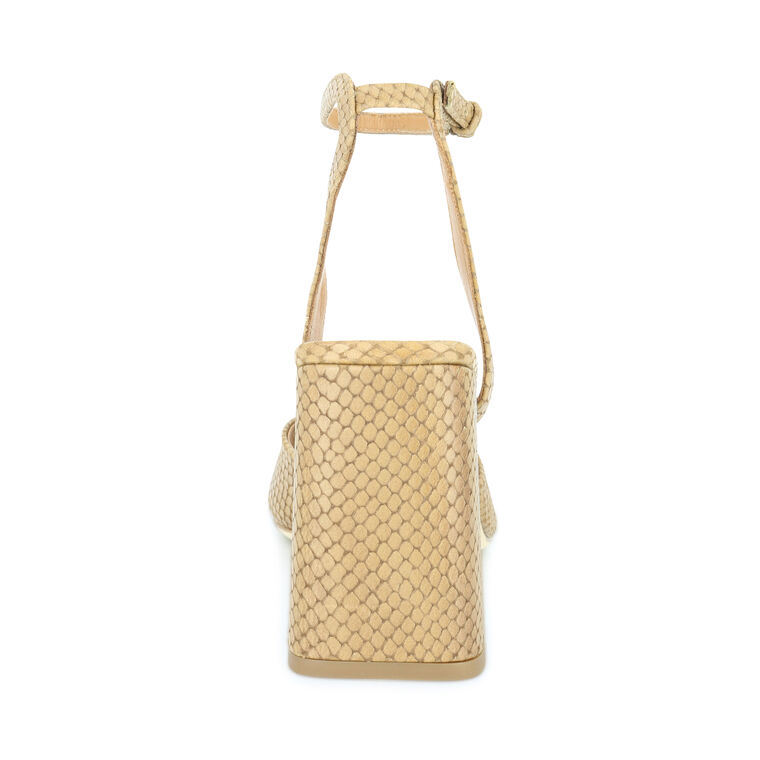 Solange Snake Embossed Heel image number null