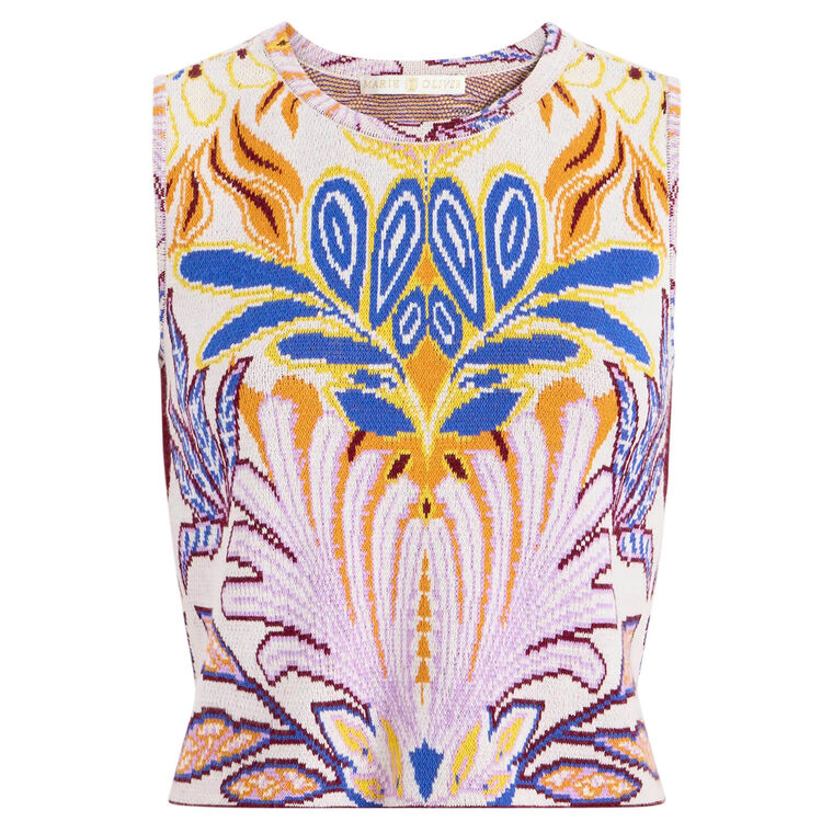 Kim Sleeveless Knit Top image number null