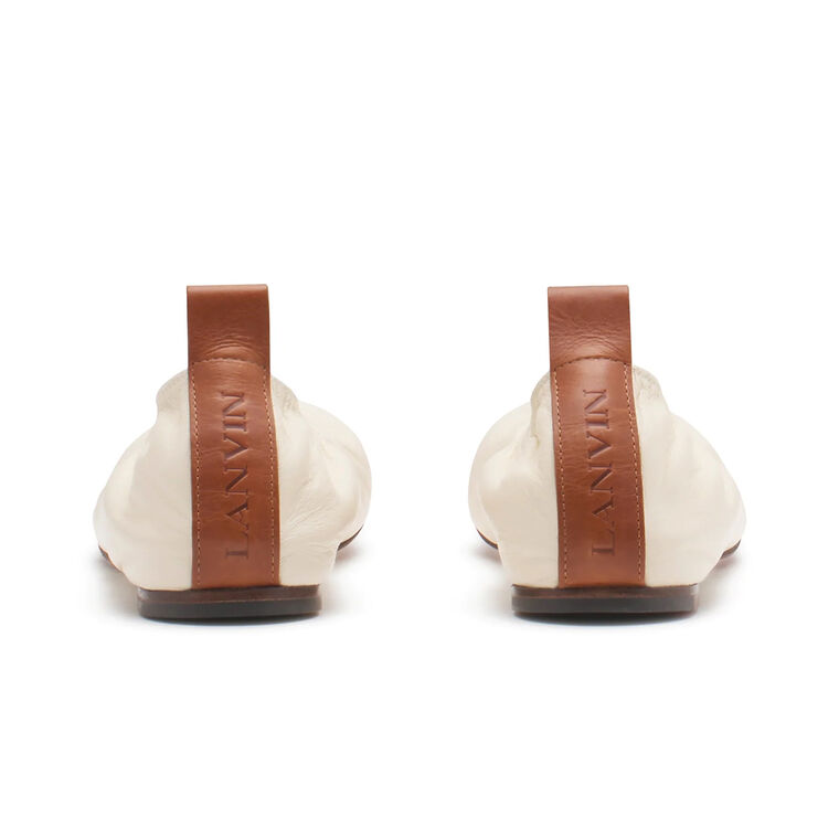 The Leather Ballerina Flat image number null