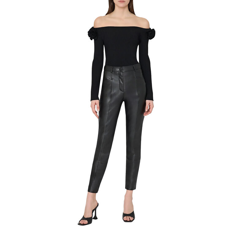 Rue Vegan Leather Pant image number null