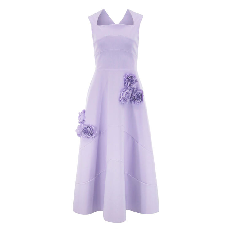 Parrot Midi Dress image number null