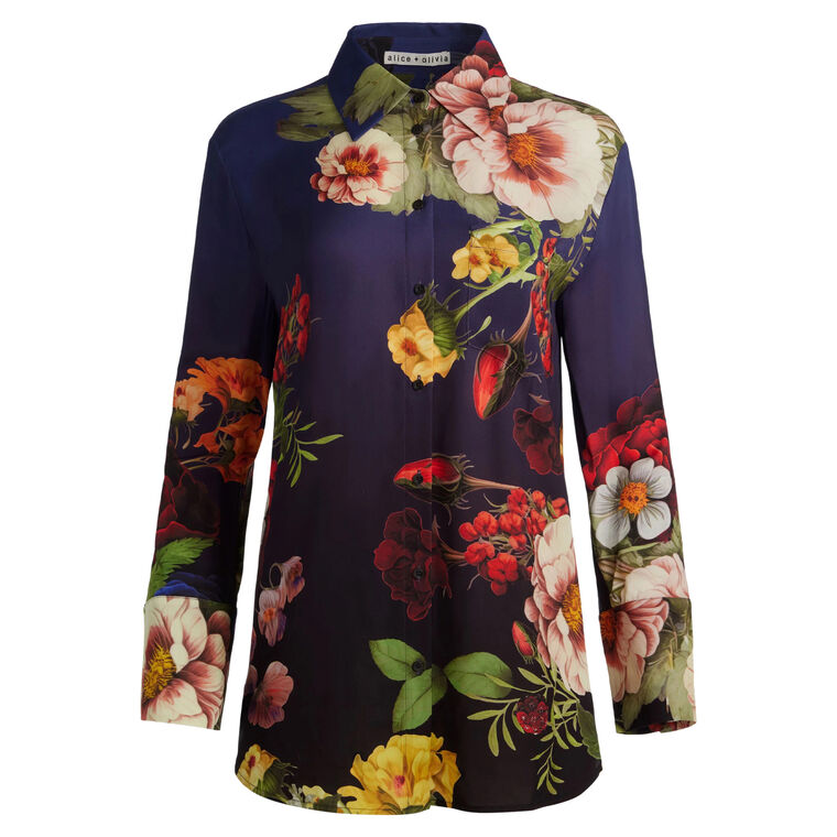 Finely Oversized Long Sleeve Button Down Shirt image number null