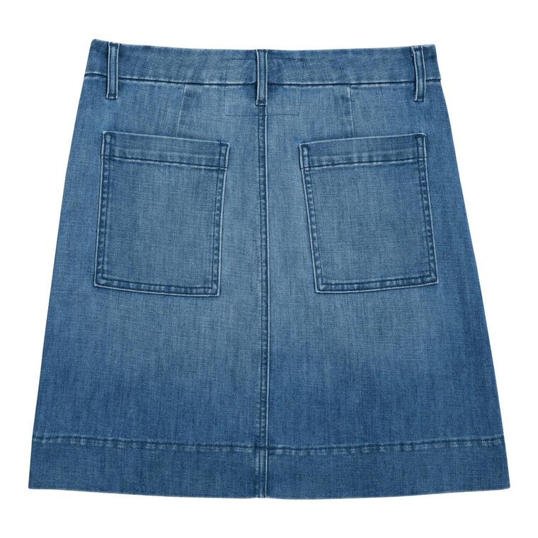 Jameson Mid-Rise Denim Mini Skirt image number null